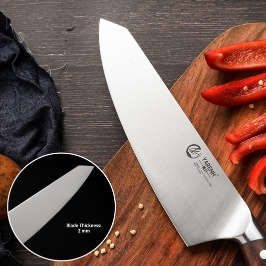 German 1.4116 Steel 8 Inch Chef Knife - YARENH SZD Series yarenh