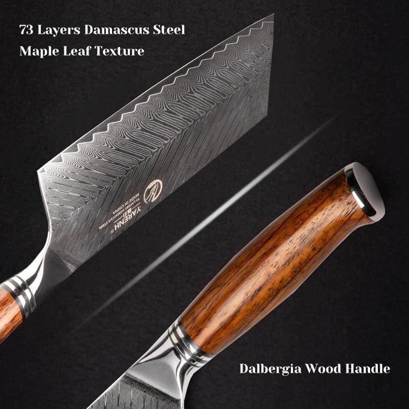 Chinese Chef Cleaver Knife 7 Inch - YARENH HYZ series yarenh Damascus Chinese Cleaver
