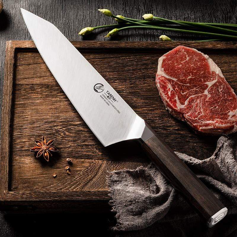 German molybdenum vanadium steel 8 Inch Chef Knife yarenh