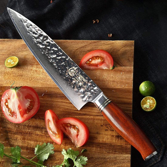 HTT Series - Damascus Chef knife 8 inch yarenh Damascus Steel