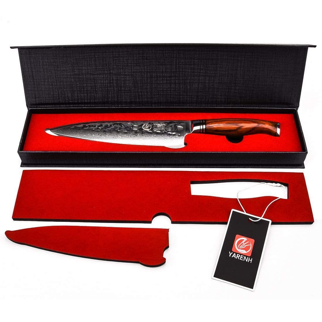 HTT Series - Damascus Chef knife 8 inch yarenh Damascus Steel