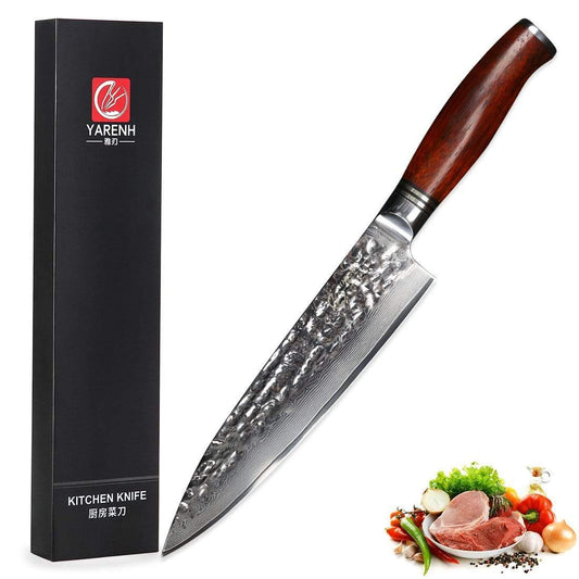 HTT Series - Damascus Chef knife 8 inch yarenh Damascus Steel