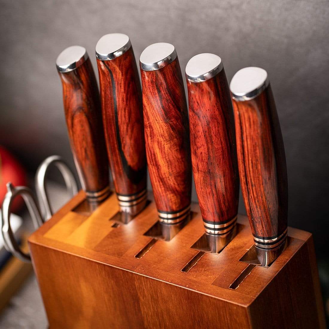 HTT Series - Damascus Chef knife Set 8 Piece yarenh Damascus Steel