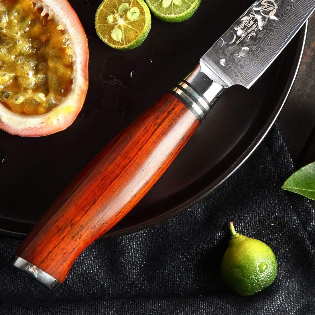 HTT Series - Damascus Paring Knife 3.5 inch yarenh Damascus Steel