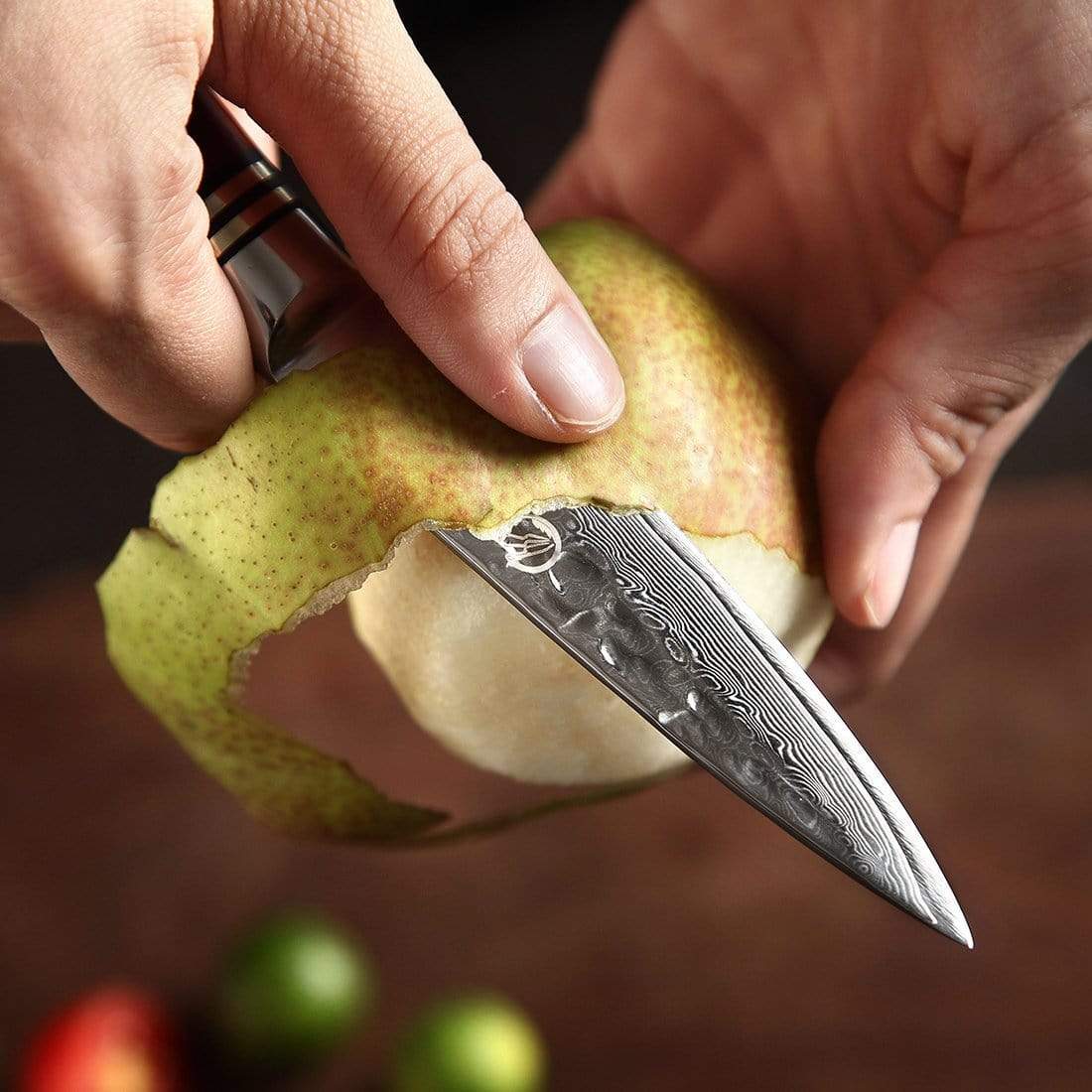 HTT Series - Damascus Paring Knife 3.5 inch yarenh Damascus Steel