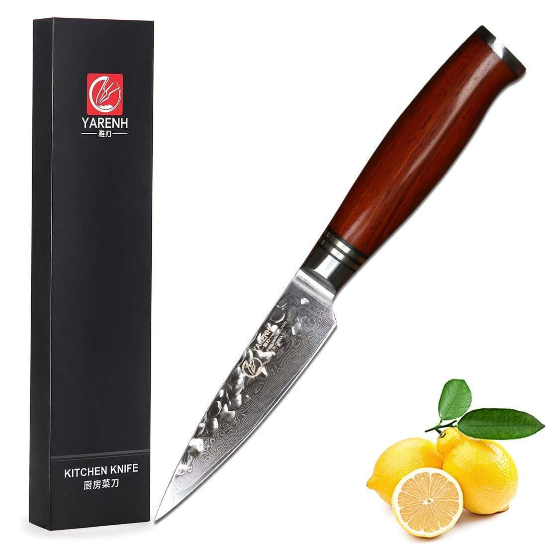HTT Series - Damascus Paring Knife 3.5 inch yarenh Damascus Steel