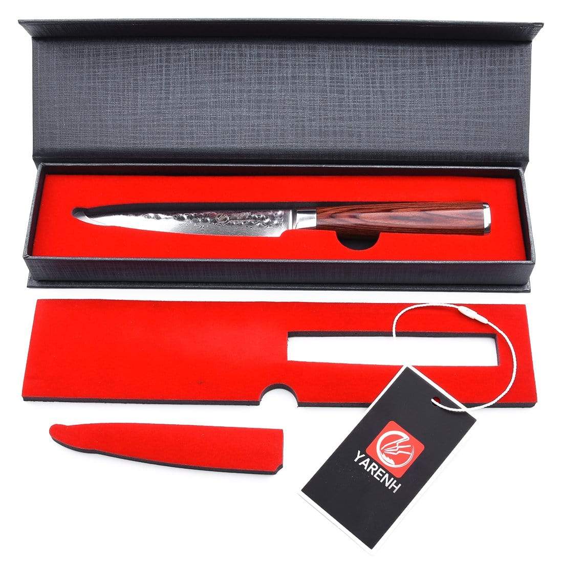 HYZ Series - Damascus Fruit Knife 5 inch yarenh Damascus Steel