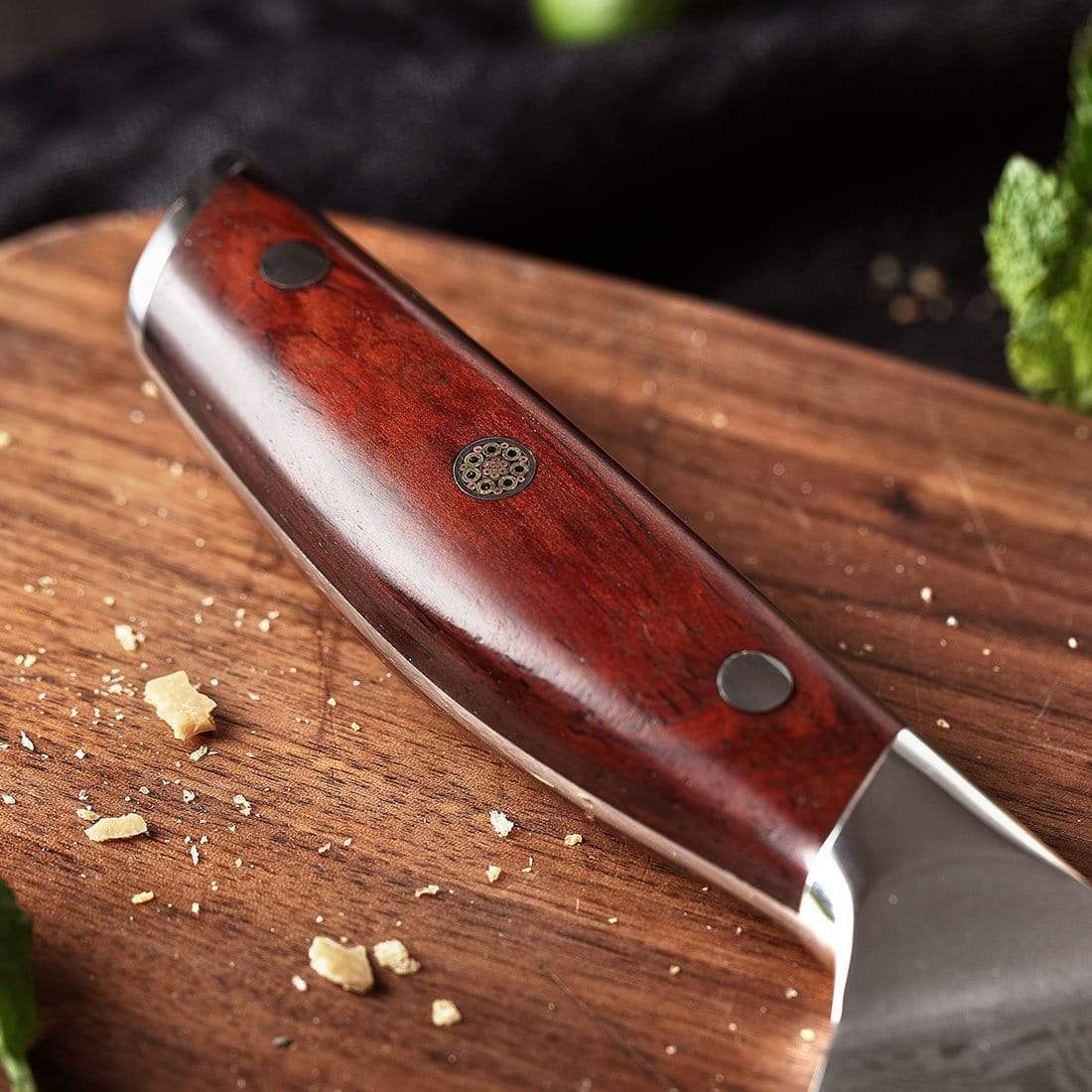 KTF Series - Damascus Serrated bread knife 8 inch yarenh Damascus Steel