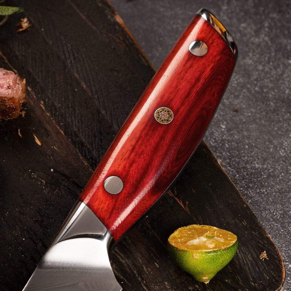 KTF Series - Damascus Steak Knives Set of 6 yarenh Damascus Steel