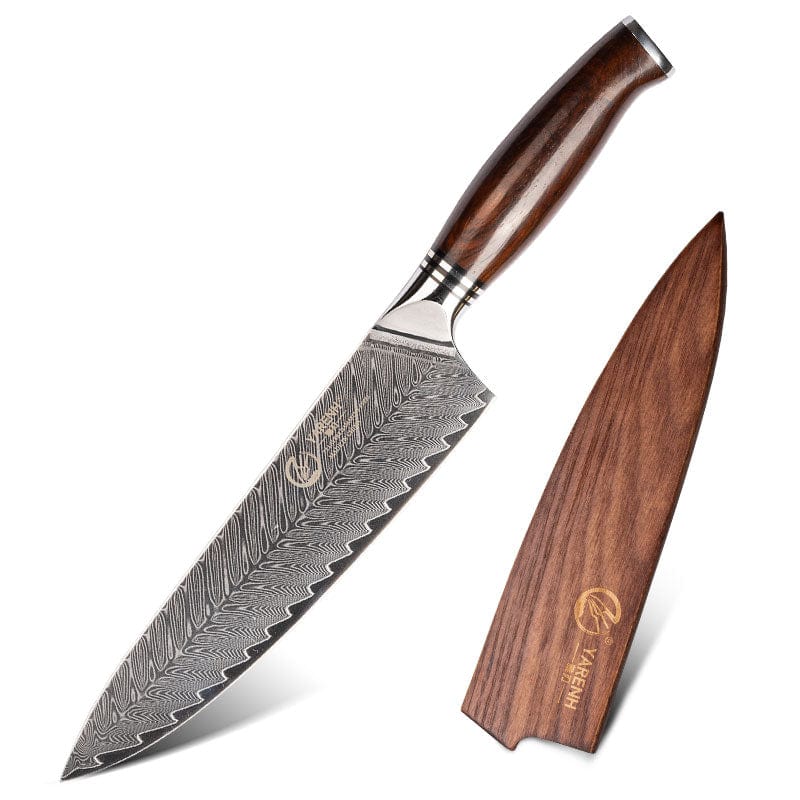 YARENH Kitchen Knife 73 Layers Japanese Damascus Steel Utility Chef Knife High Carbon Stainless Steel Professional Cooking Tools yarenh Damascus kitchen knife set