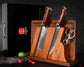 Damascus Steel Chef Knife Set 7 Piece - KTF Series yarenh kitchen knife set