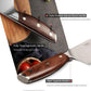 German 1.4116 Steel 7 Inch Santoku Knife - YARENH SZD Series yarenh