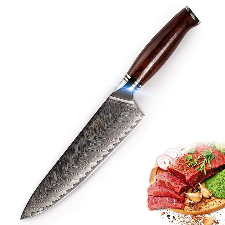 Best Japanese Damascus Steel Chef Knife Professional Kitchen Knife Set ...