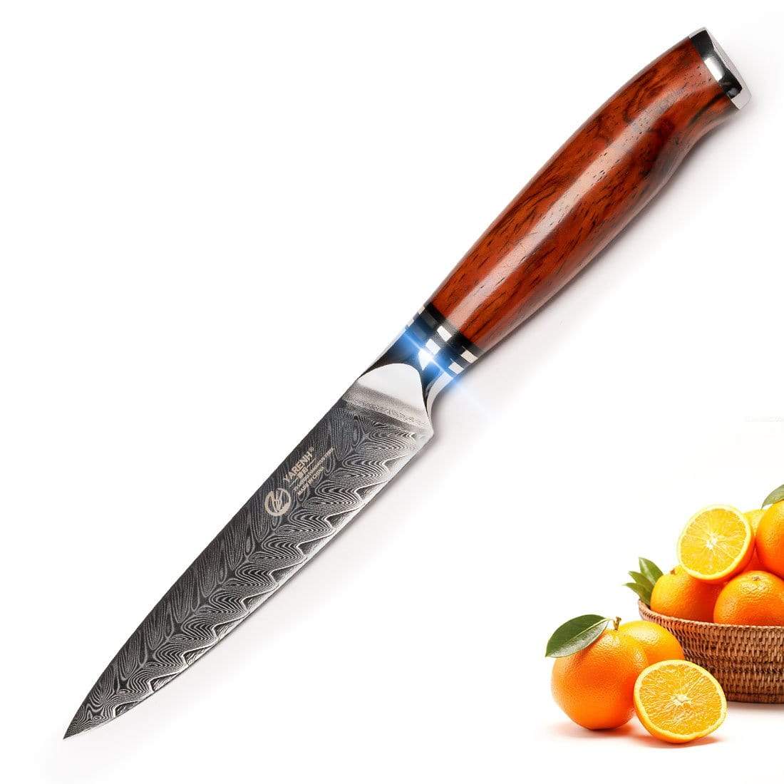 FYW Series - Damascus Fruit Knife 5 inch yarenh Damascus Steel