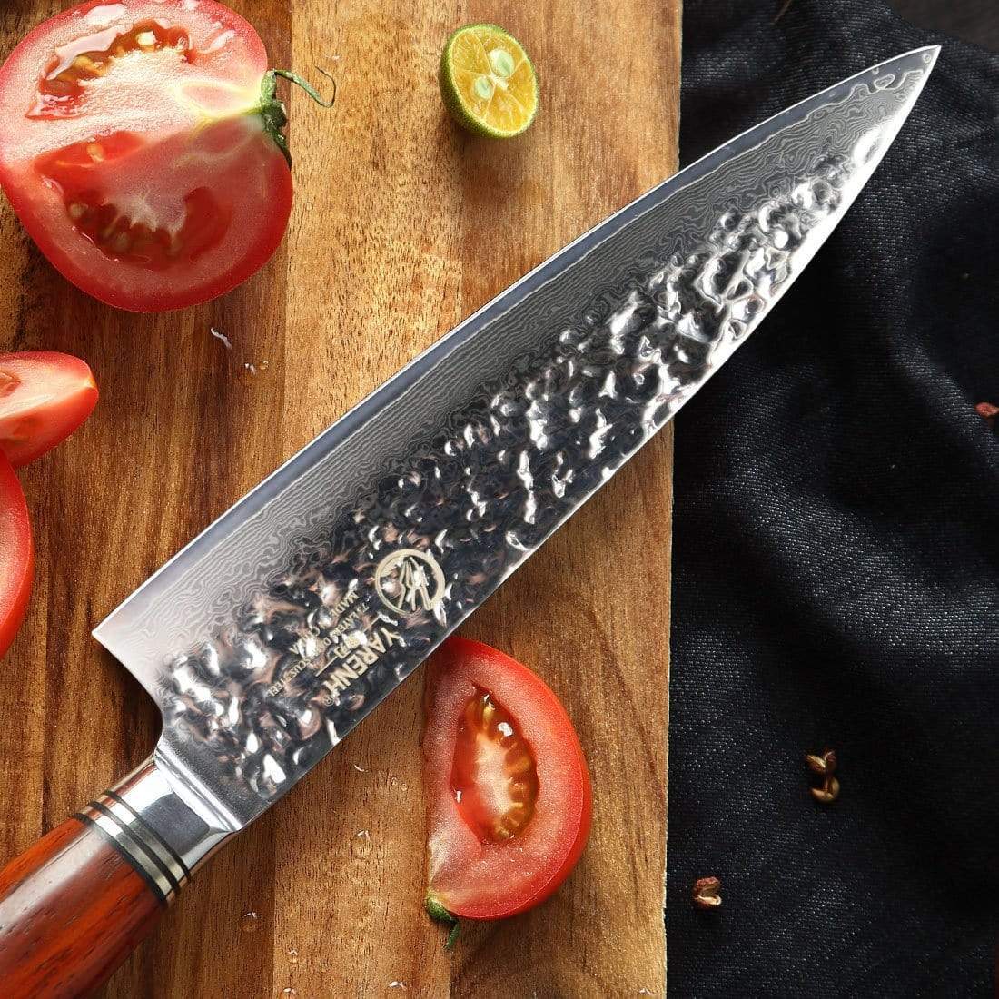 HTT Series - Damascus Chef knife 8 inch yarenh Damascus Steel