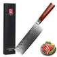HYZ Series - Damascus Nakiri Knife 6.5 inch yarenh Damascus Steel