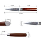 HYZ Series - Damascus Paring Knife 3.5 inch yarenh Damascus Steel