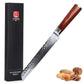 HYZ Series - Damascus Serrated Bread Knife 8 inch yarenh Damascus Steel