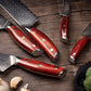 KTF Series - Damascus bread knife set 5-piece set yarenh Damascus Steel
