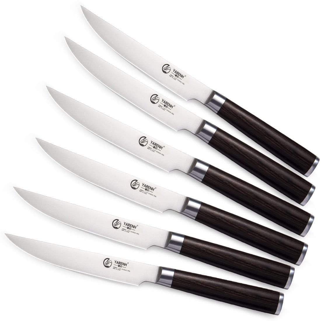 YARENH HXZ Series Steak Knives Set 6 Piece yarenh steak knife