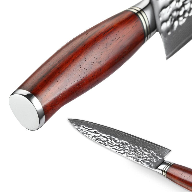 YARENH Professional Chef Knife Set - Kitchen Magnetic Knife Holder - Japanese Damascus Stainless Steel Knives Sets - Chef's Gift yarenh flagship store Damascus kitchen knife set